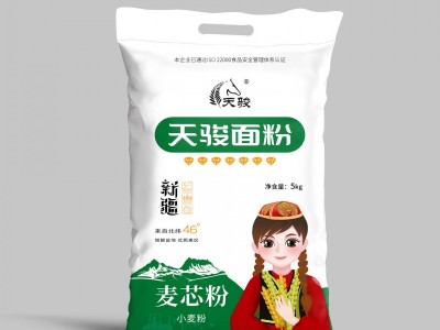 新疆天骏面粉 塔城 红袋精细特一粉5