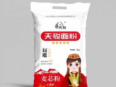 新疆天骏面粉 5kg特一粉 10斤塔城高