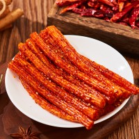 湖南双娇香辣味火爆儿时麻辣童年臭干子清真辣条厂家大量整箱批发