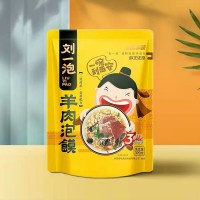 （单袋）刘一泡羊肉泡馍优享装370克*1袋真空装西安特产速食批发